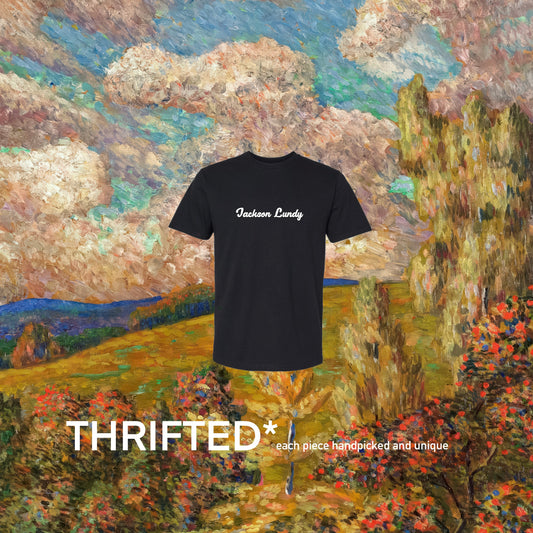 "Jackson Lundy" T-Shirt (thrifted)